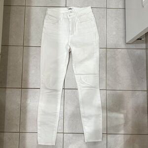 White Paige Skinny Jeans